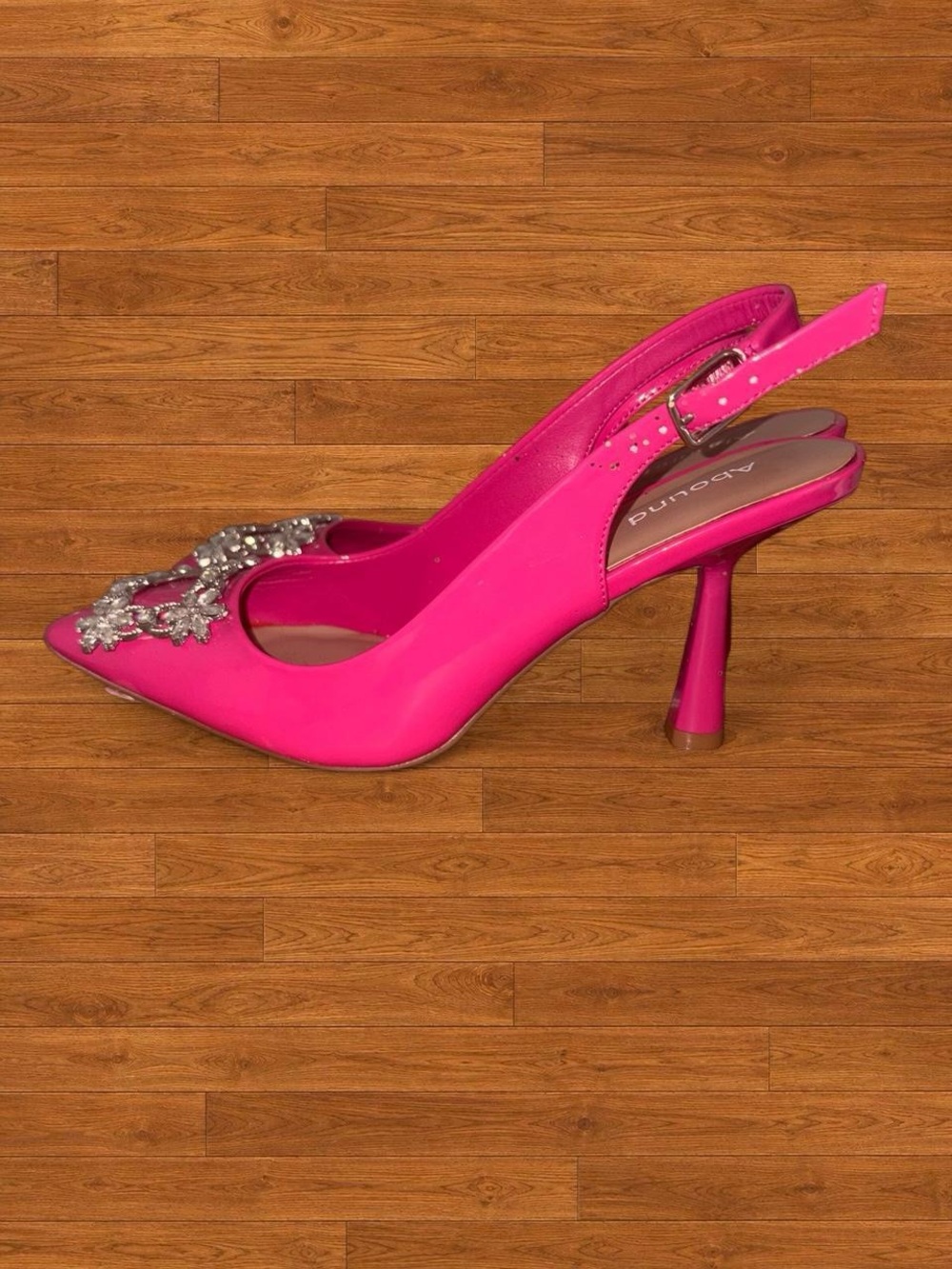 Abound Fuchsia Jeweled Slingback Pump